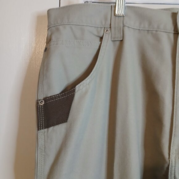 NWT Wrangler Workwear Utility Pockets Tan 40X32 (0344P2) - Picture 3 of 10